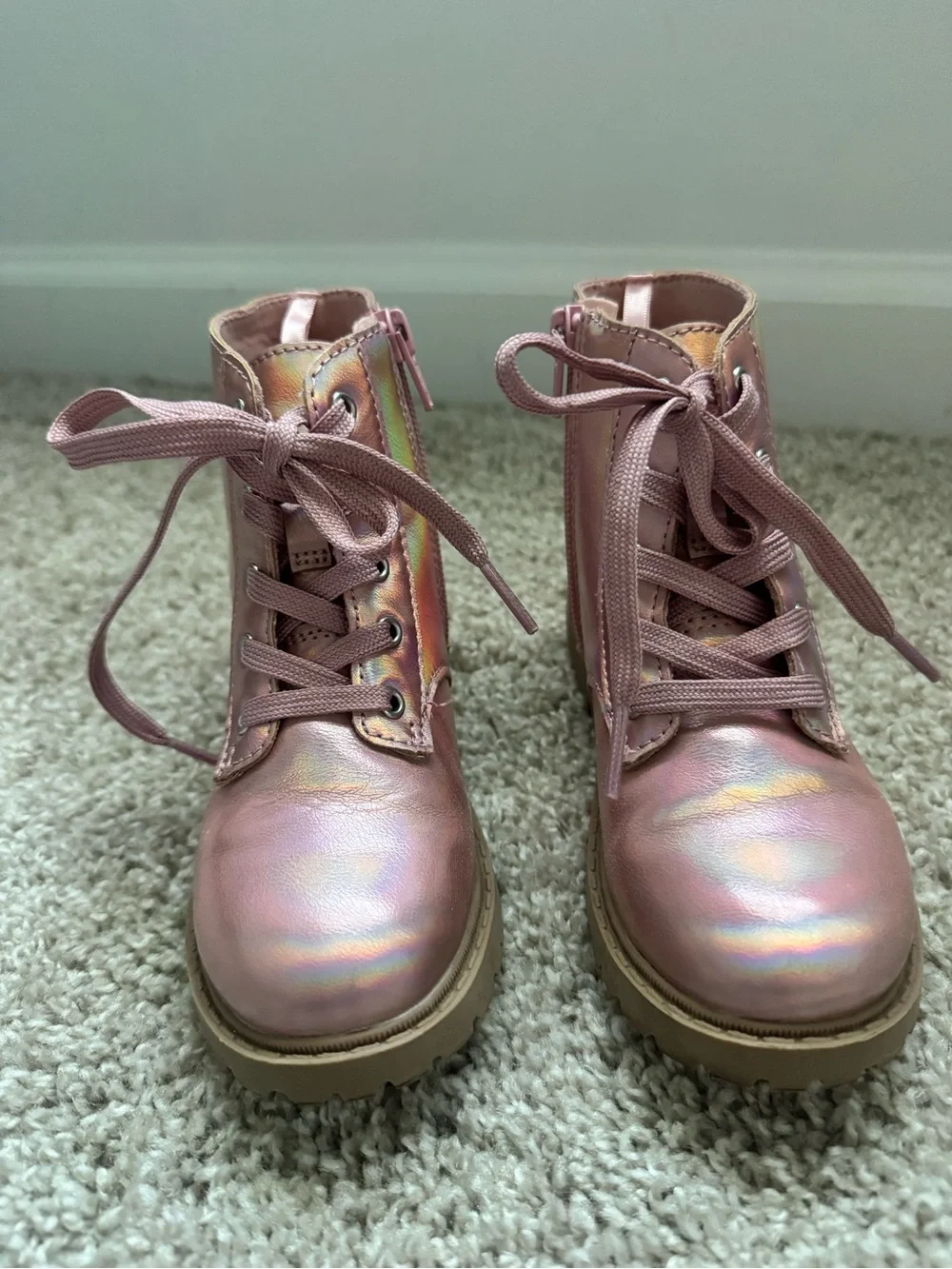 11c Shiny Pink Boots